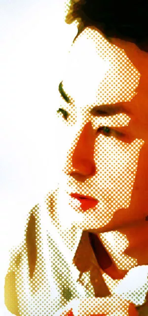 アンティーク家具のあるリビング